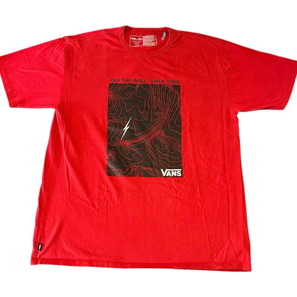 VANS Red Graphic T-Shirt